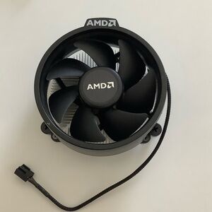 AMD Black and Silver CPU Cooler
